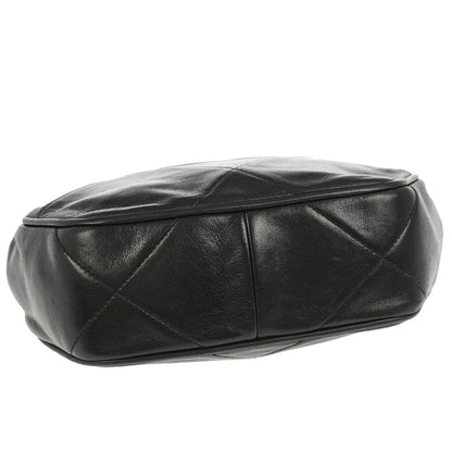 Chanel 1989-1991 Black Lambskin Shoulder Bag