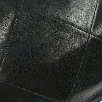 Chanel 1989-1991 Black Lambskin Shoulder Bag