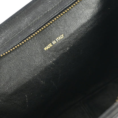 Chanel 1989-1991 Black Lambskin Shoulder Bag