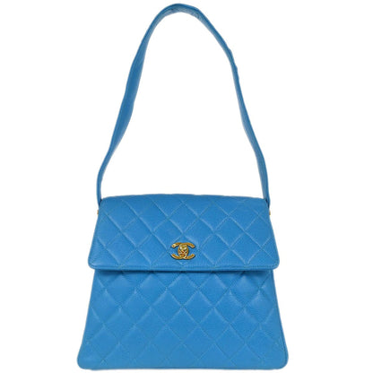 Chanel Blue Caviar Shoulder Bag