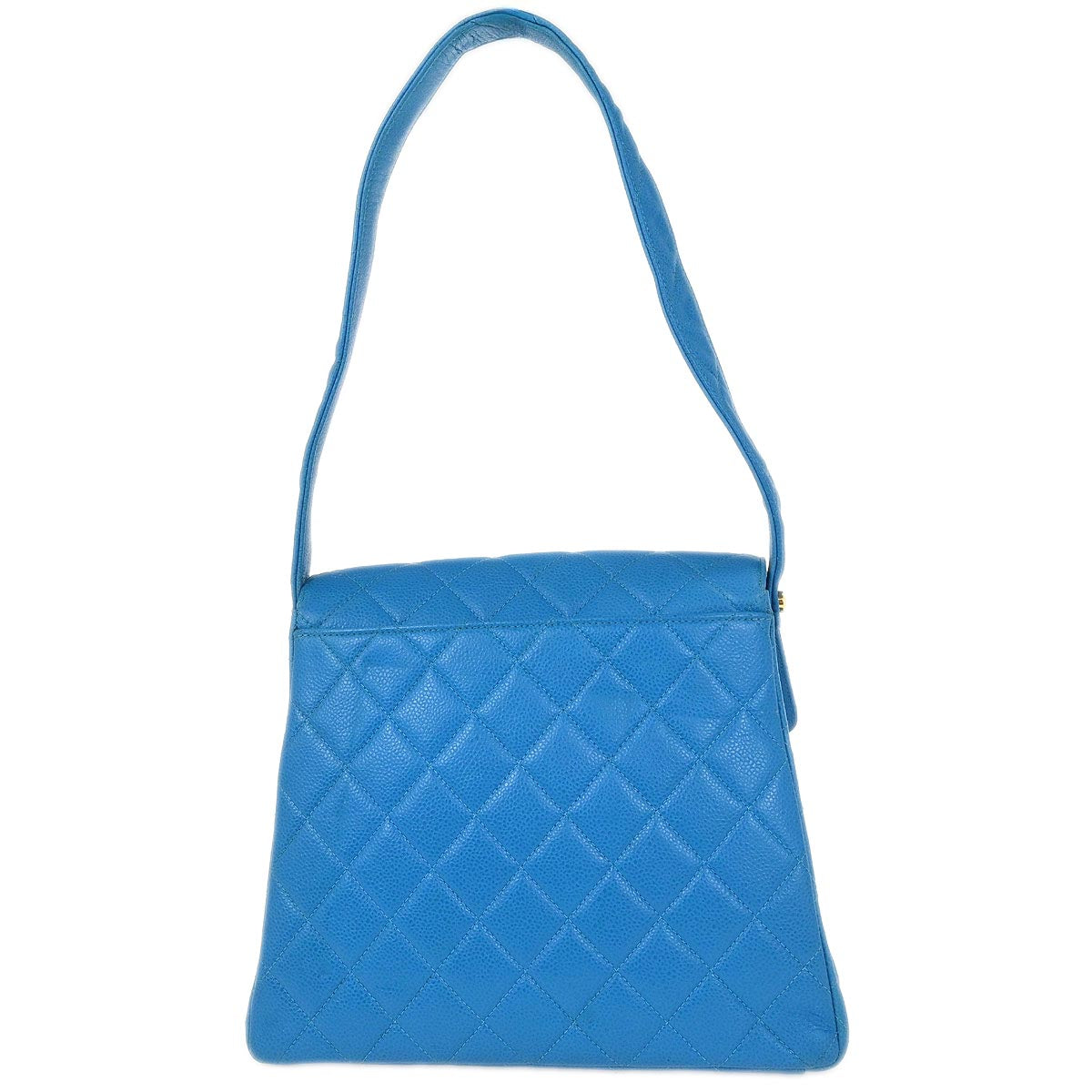Chanel Blue Caviar Shoulder Bag