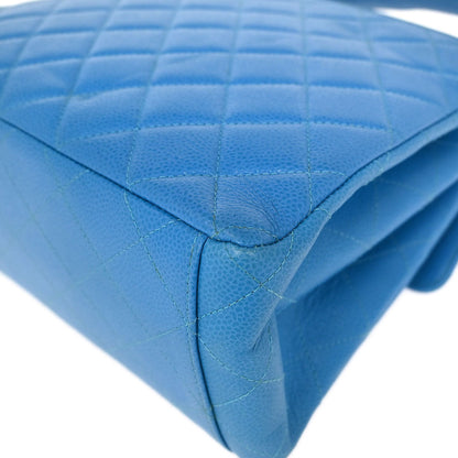 Chanel Blue Caviar Shoulder Bag