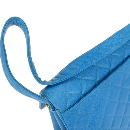 Chanel Blue Caviar Shoulder Bag