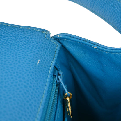 Chanel Blue Caviar Shoulder Bag