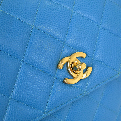 Chanel Blue Caviar Shoulder Bag