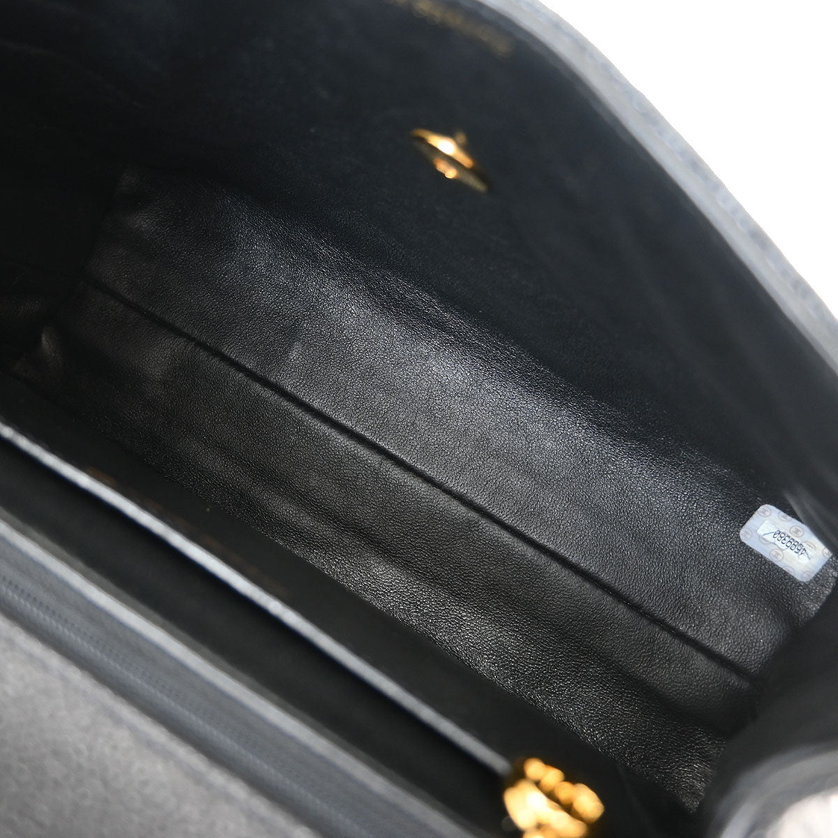 Chanel 1996-1997 Black Calfskin Kelly Top Handle Handbag