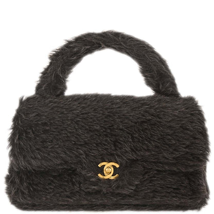 Chanel * 1997-1999 Gray Fur Handbag