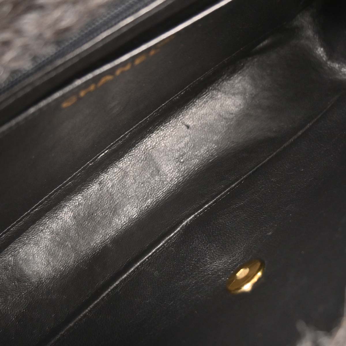 Chanel * 1997-1999 Gray Fur Handbag