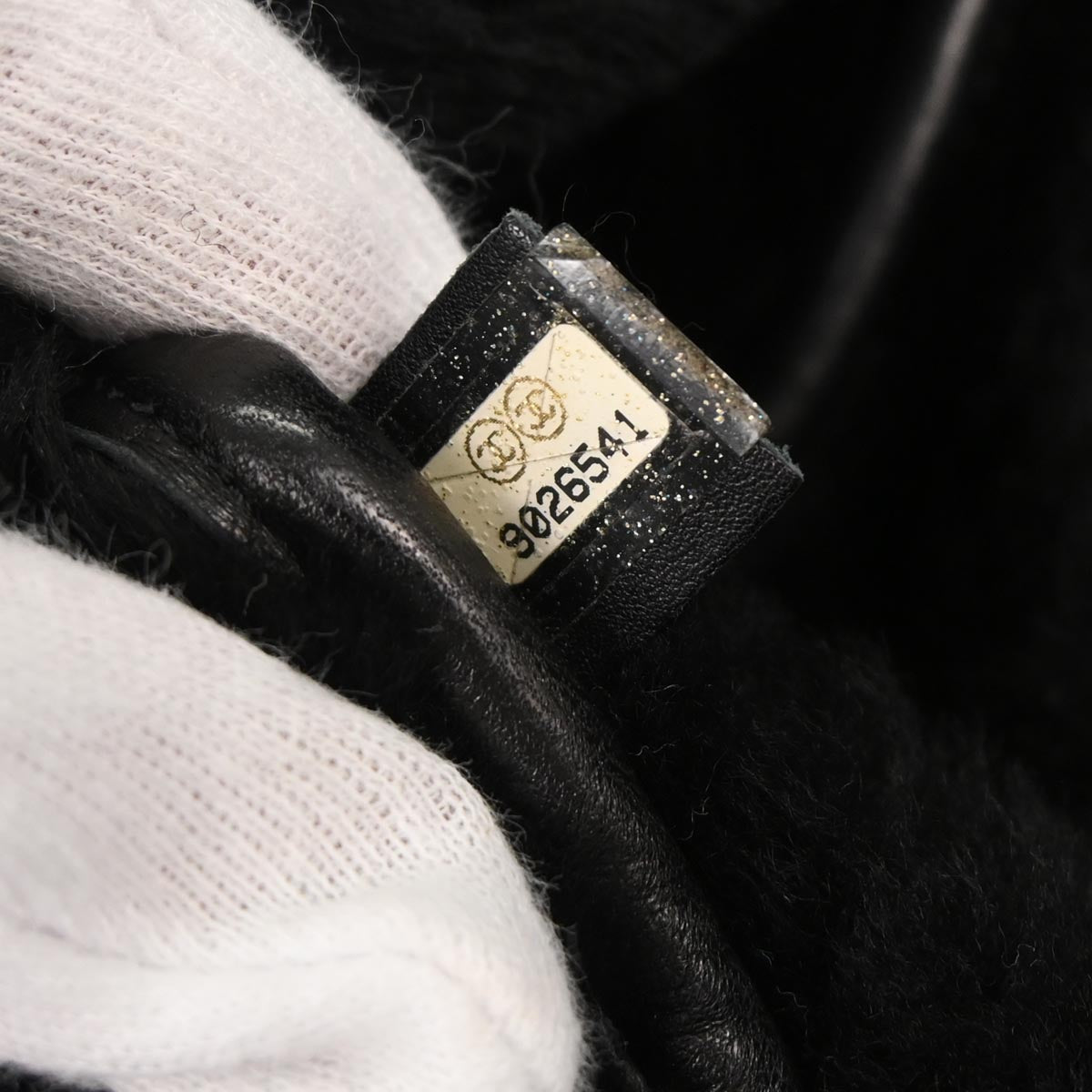 Chanel 2005-2006 Black Sheepskin Mouton Handbag