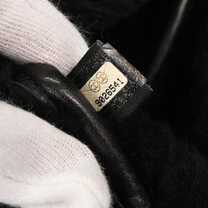 Chanel 2005-2006 Black Sheepskin Mouton Handbag