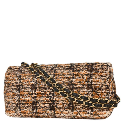 Chanel * 2006-2008 Brown Pony Hair East West Shoulder Bag