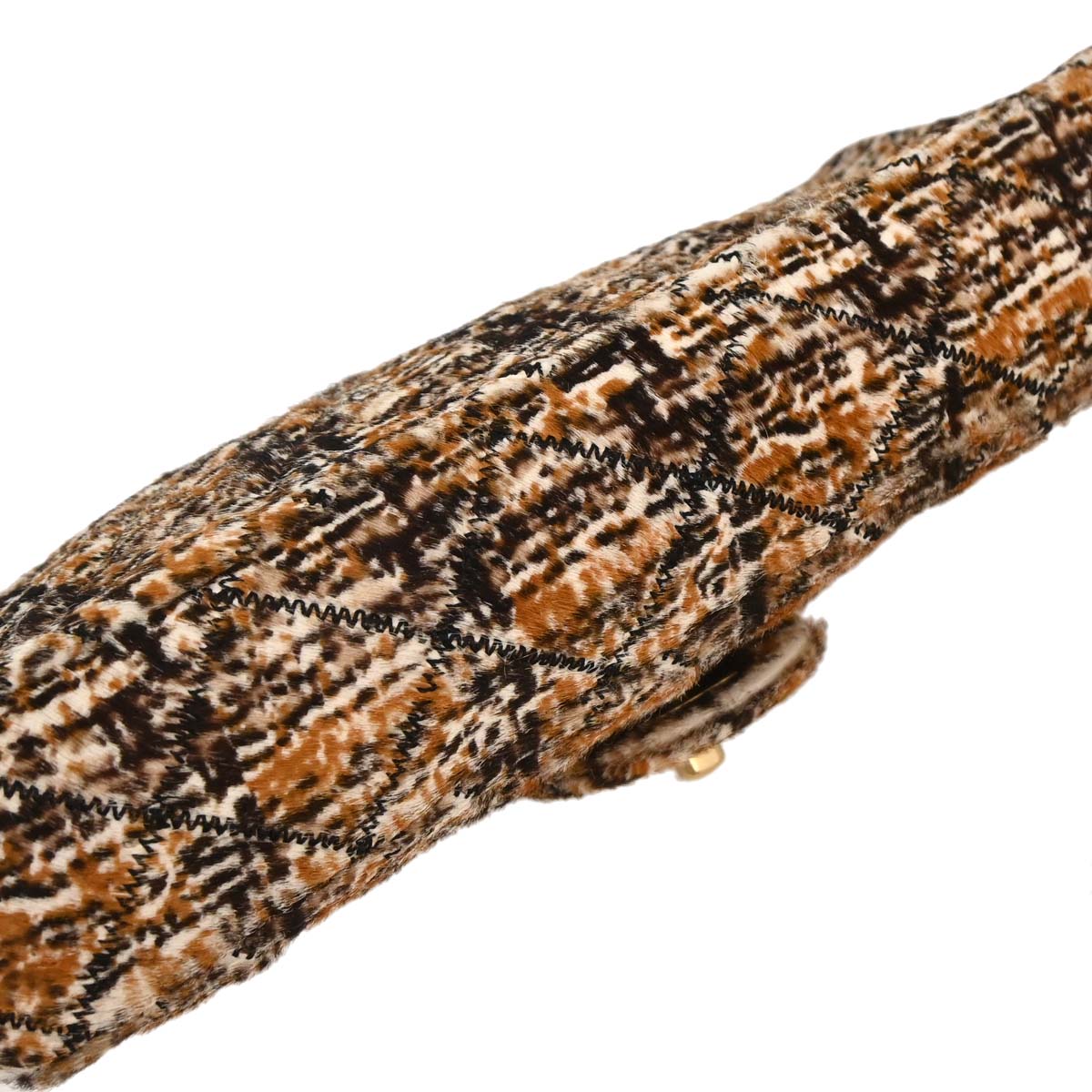 Chanel * 2006-2008 Brown Pony Hair East West Shoulder Bag