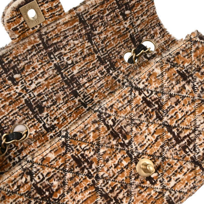 Chanel * 2006-2008 Brown Pony Hair East West Shoulder Bag