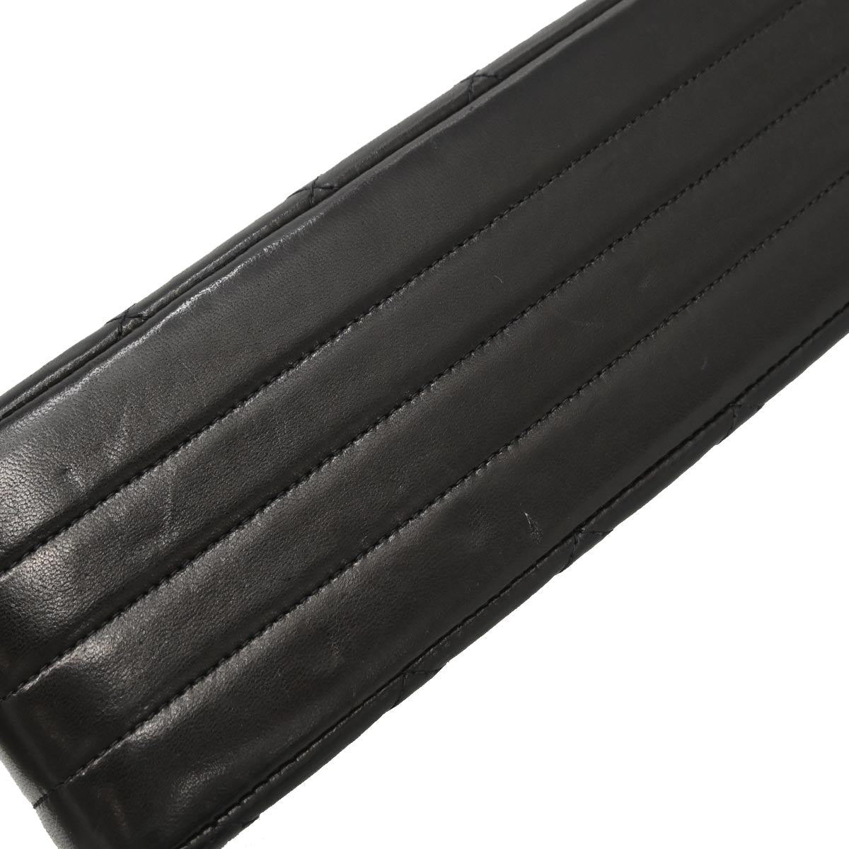 Chanel Black Lambskin Paris Shoulder Bag