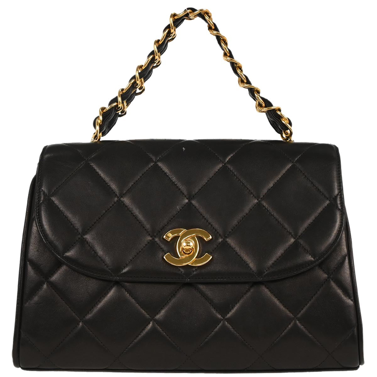 Chanel Black Lambskin Handbag