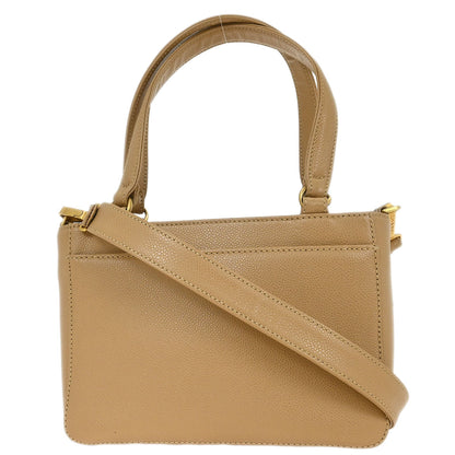 Chanel Beige Caviar 2way Shoulder Tote Bag