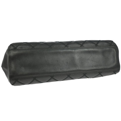 Chanel Black Lambskin Tote Bag