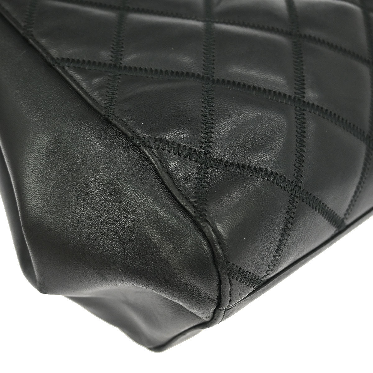 Chanel Black Lambskin Tote Bag