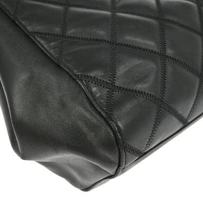 Chanel Black Lambskin Tote Bag