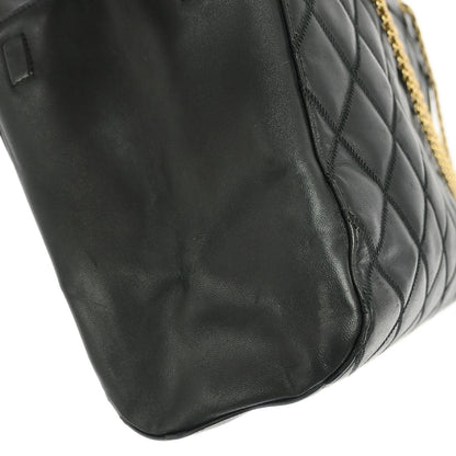 Chanel Black Lambskin Tote Bag