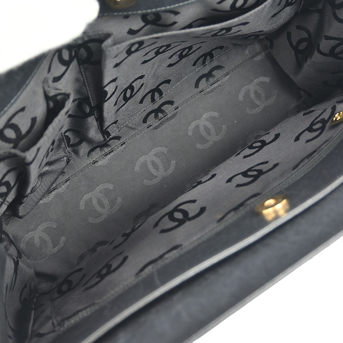Chanel Black Lambskin Tote Bag