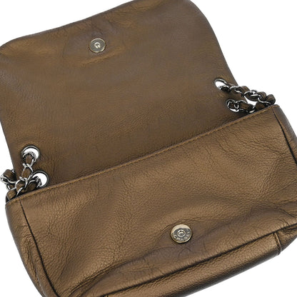 Chanel 2005-2006 Bronze Calfskin Luxury Line Handbag