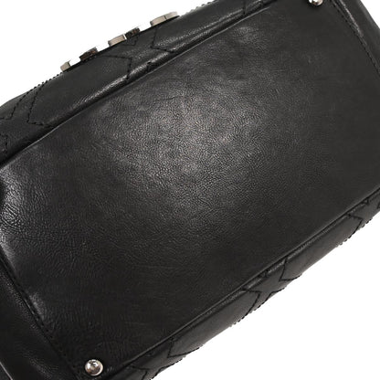 Chanel Black Lambskin Diamond Stitch Handbag