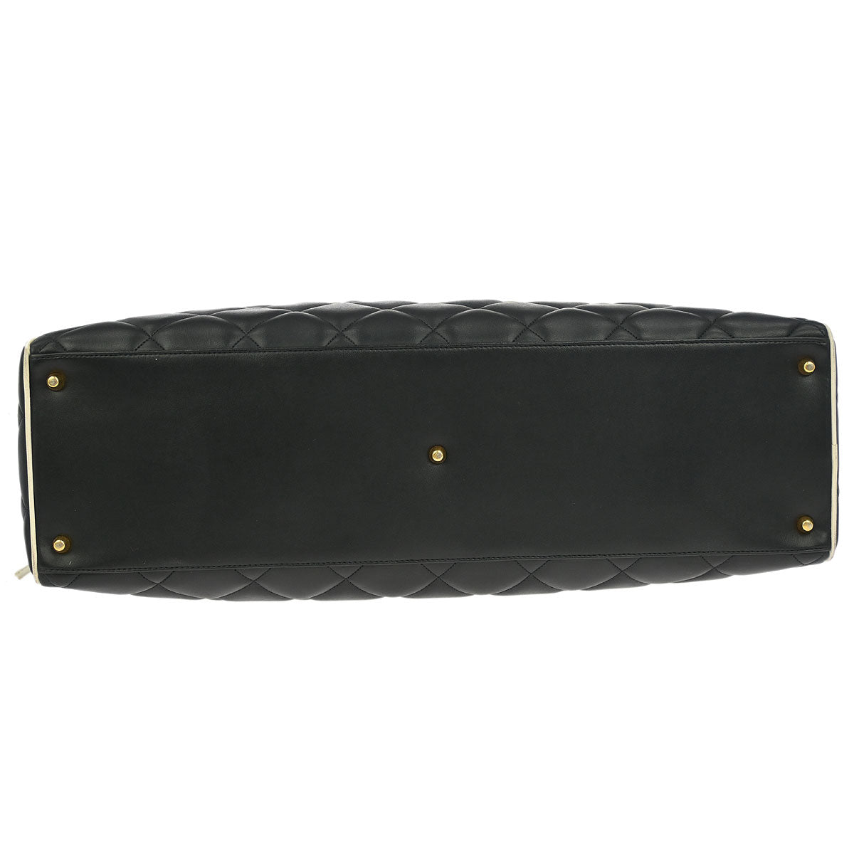 Chanel Black Calfskin Bowling Bag