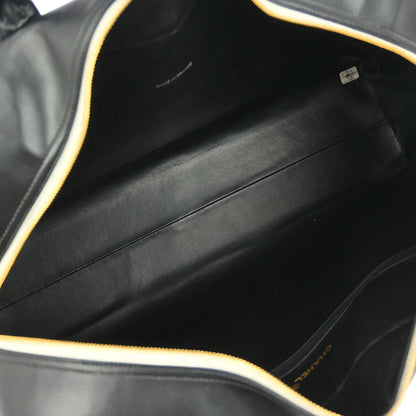 Chanel Black Calfskin Bowling Bag