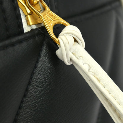 Chanel Black Calfskin Bowling Bag