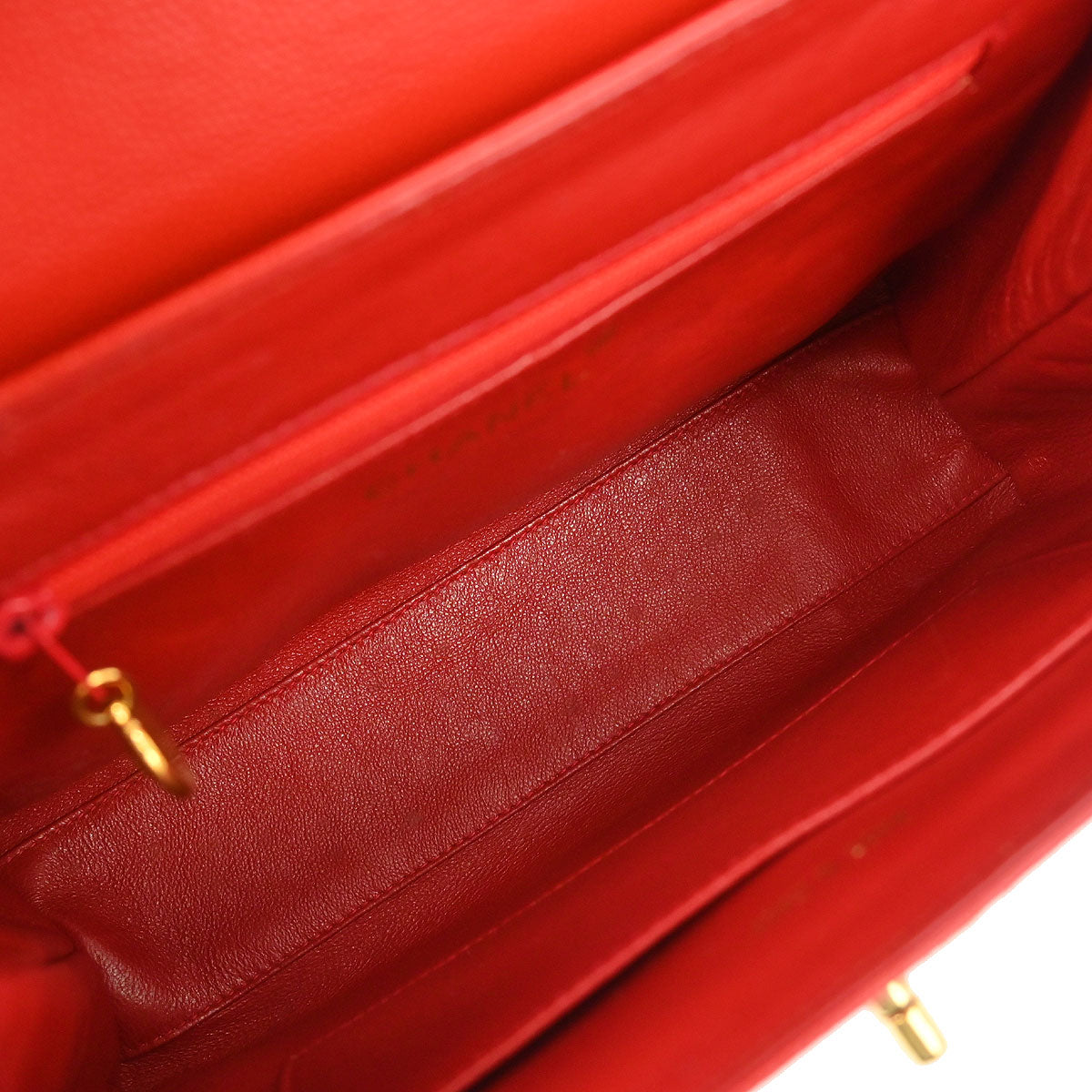 Chanel 1997-1999 Red Caviar Handbag