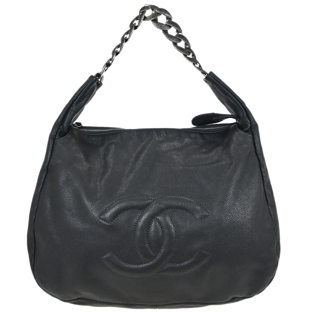 Chanel Black Caviar 31 Hobo Bag