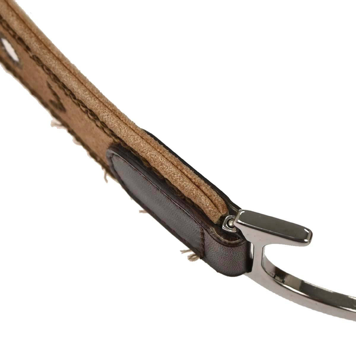 Christian Dior * Brown Suede Saddle Handbag