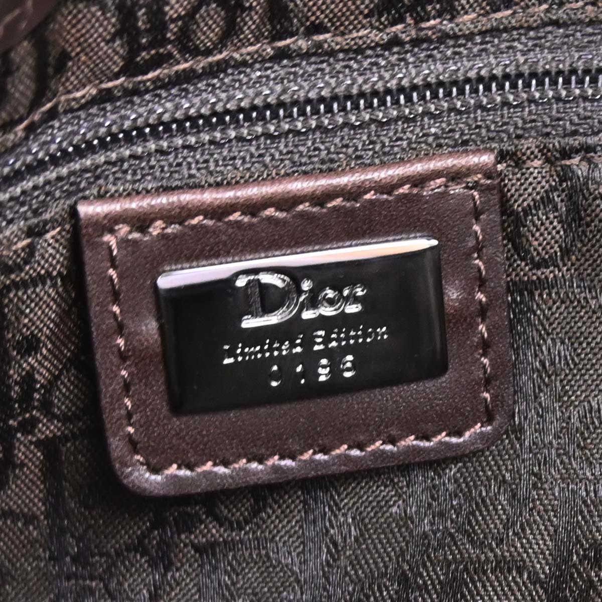 Christian Dior * Brown Suede Saddle Handbag