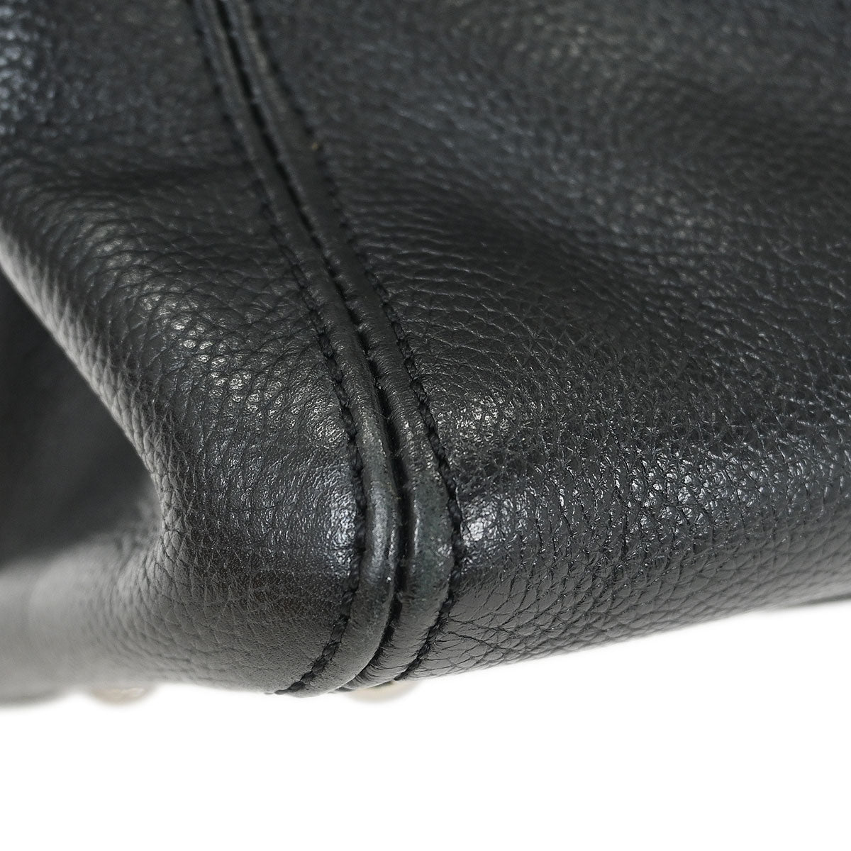 Chanel 2005-2006 Black Calfskin Mademoiselle Lock Cerf Executive Tote Bag