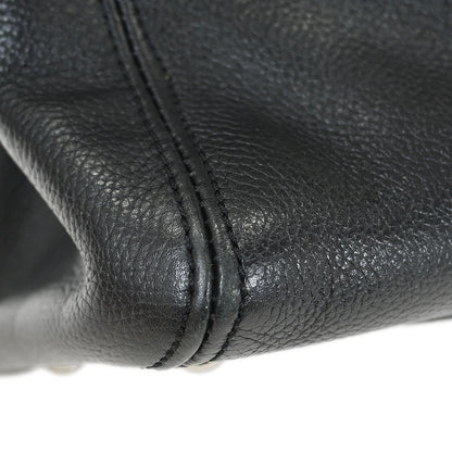 Chanel 2005-2006 Black Calfskin Mademoiselle Lock Cerf Executive Tote Bag