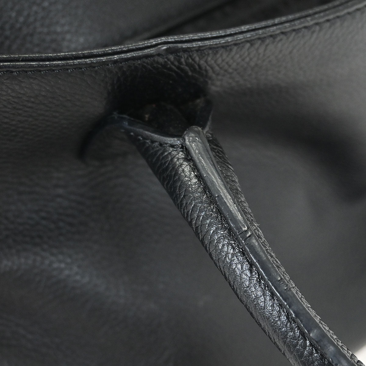 Chanel 2005-2006 Black Calfskin Mademoiselle Lock Cerf Executive Tote Bag