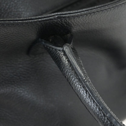 Chanel 2005-2006 Black Calfskin Mademoiselle Lock Cerf Executive Tote Bag