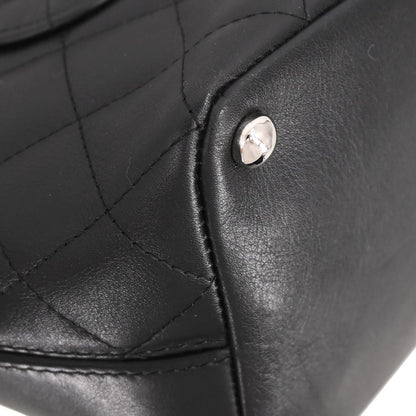 Chanel Black Calfskin Cambon Ligne Tote Handbag