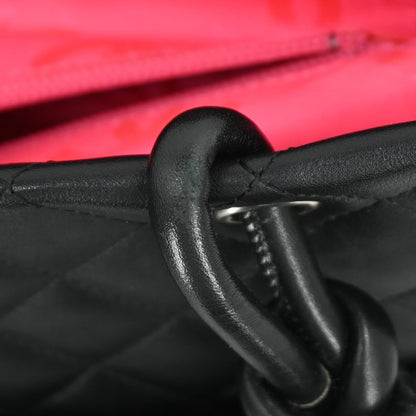 Chanel Black Calfskin Cambon Ligne Tote Handbag