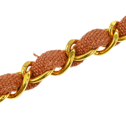 Chanel 1991-1994 Pink Linen Canvas Small Diana Shoulder Bag