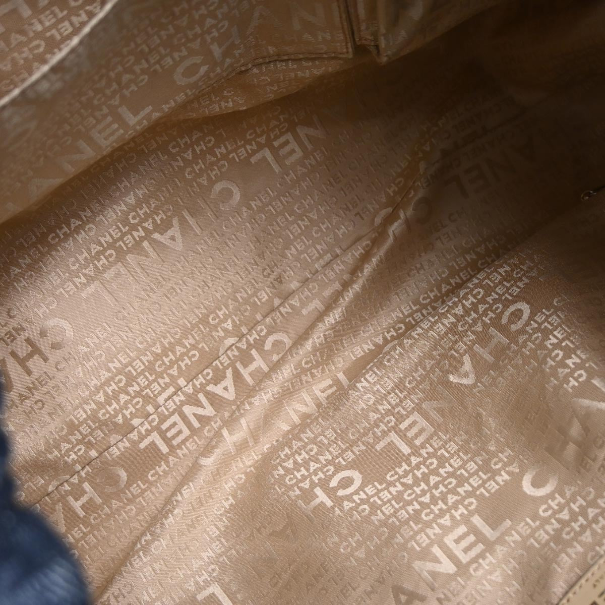 Chanel Indigo Denim Coco Cabas Tote Handbag