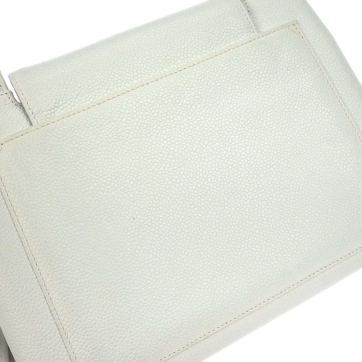 Chanel White Caviar Handbag