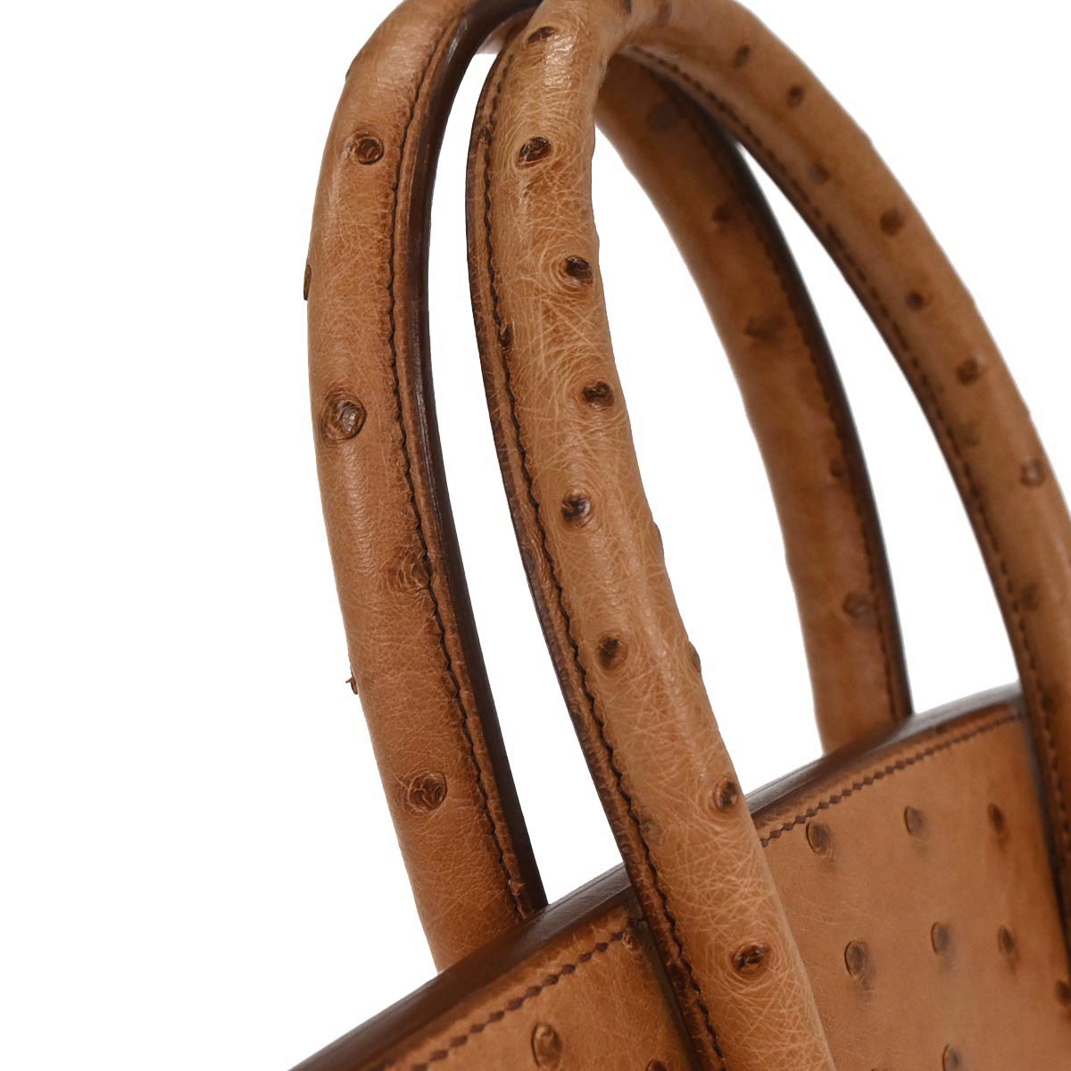 Hermes * Chestnut Ostrich Birkin 35 Handbag