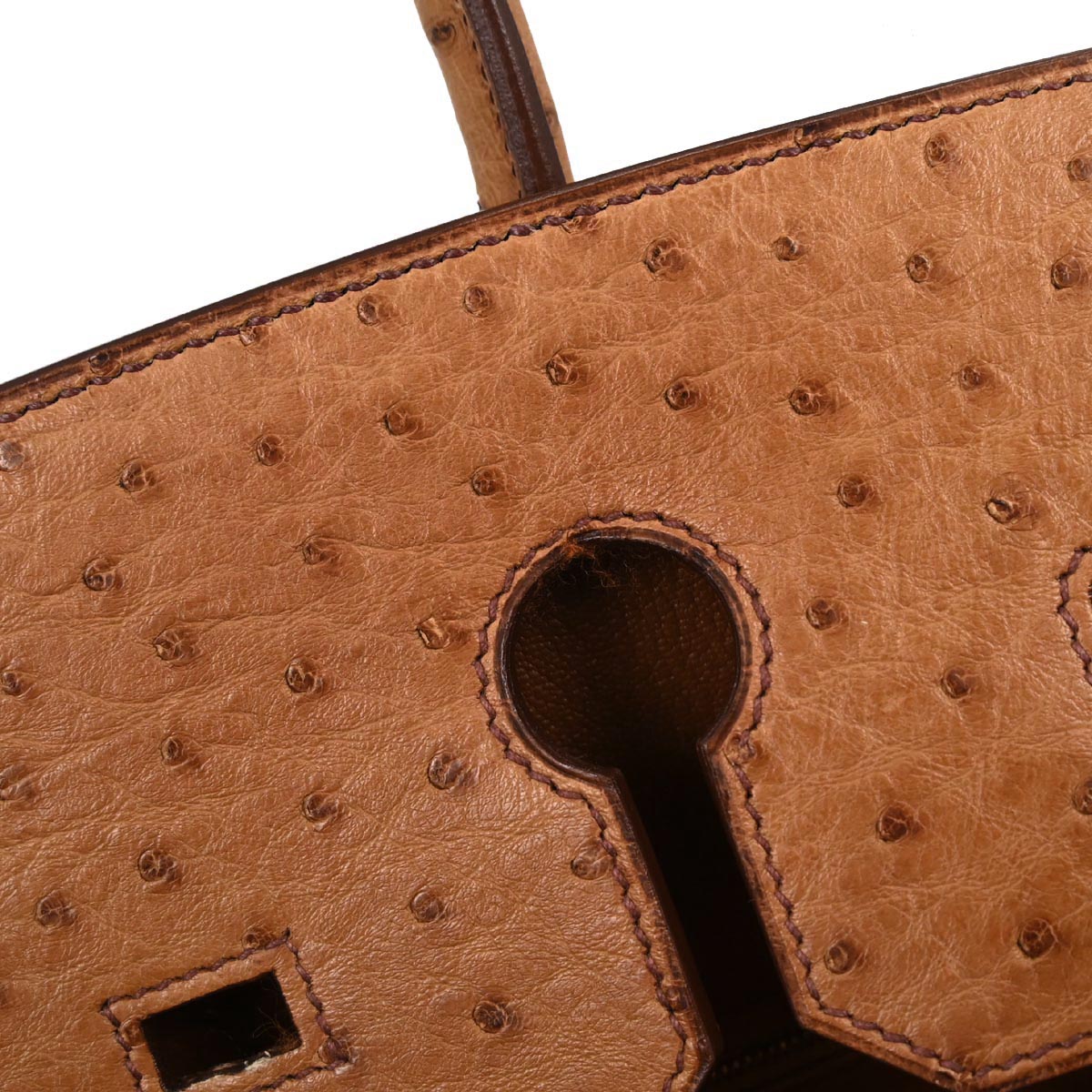 Hermes * Chestnut Ostrich Birkin 35 Handbag