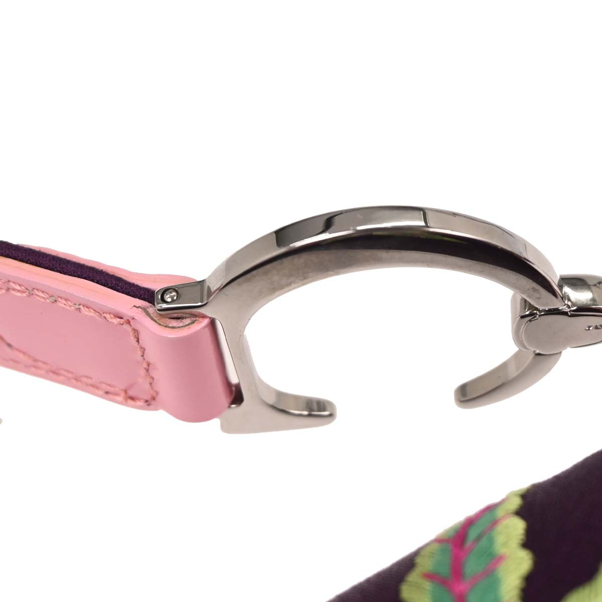 Christian Dior Purple Satin Saddle Handbag