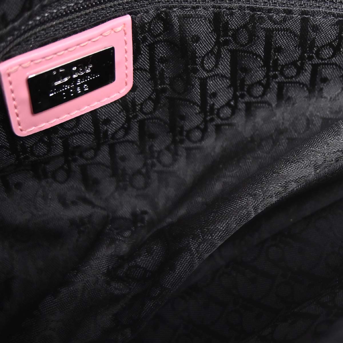 Christian Dior Purple Satin Saddle Handbag