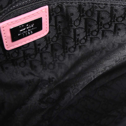 Christian Dior Purple Satin Saddle Handbag