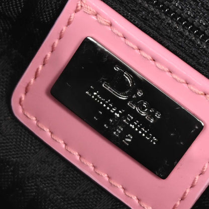 Christian Dior Purple Satin Saddle Handbag