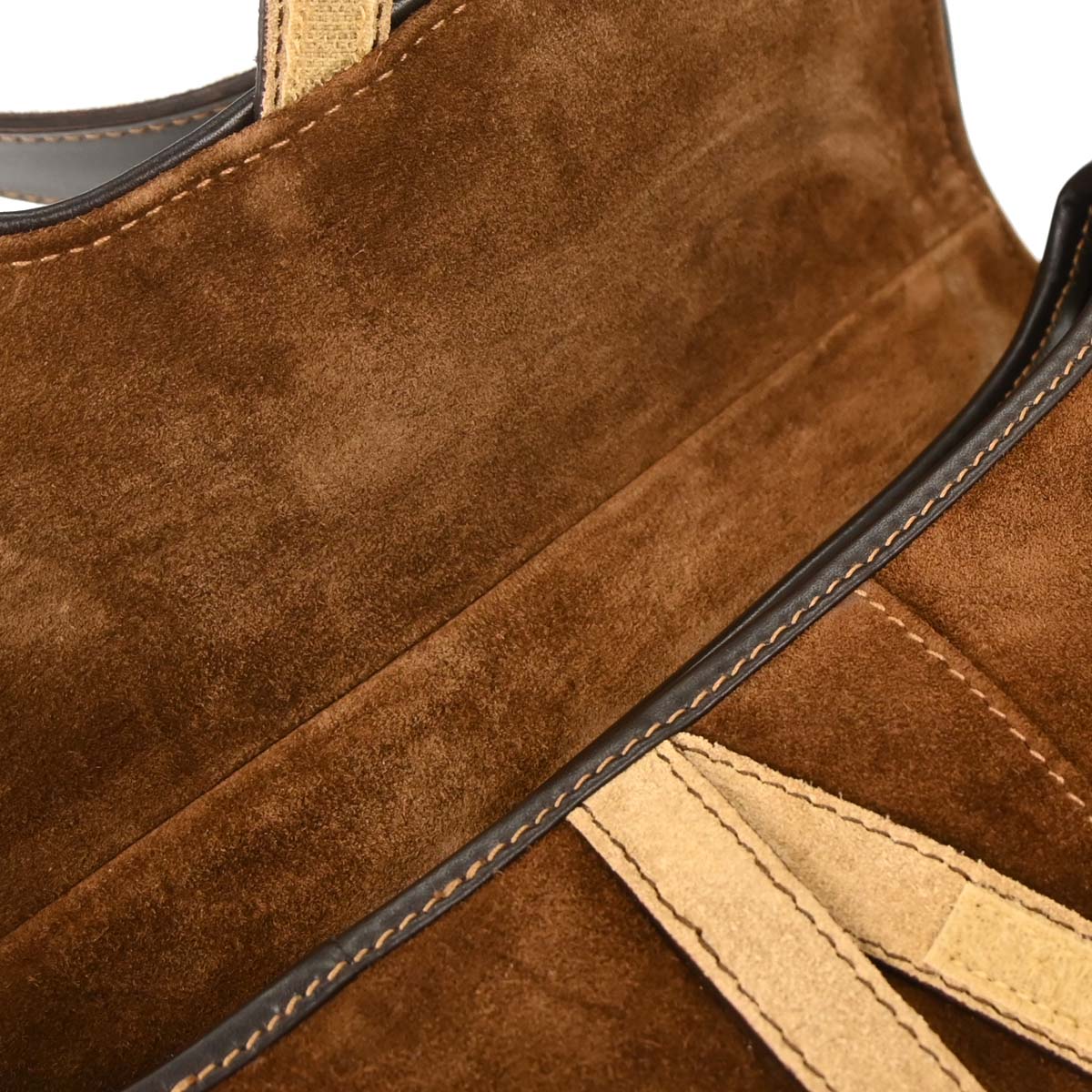 Christian Dior * Brown Pony Hair Saddle Handbag